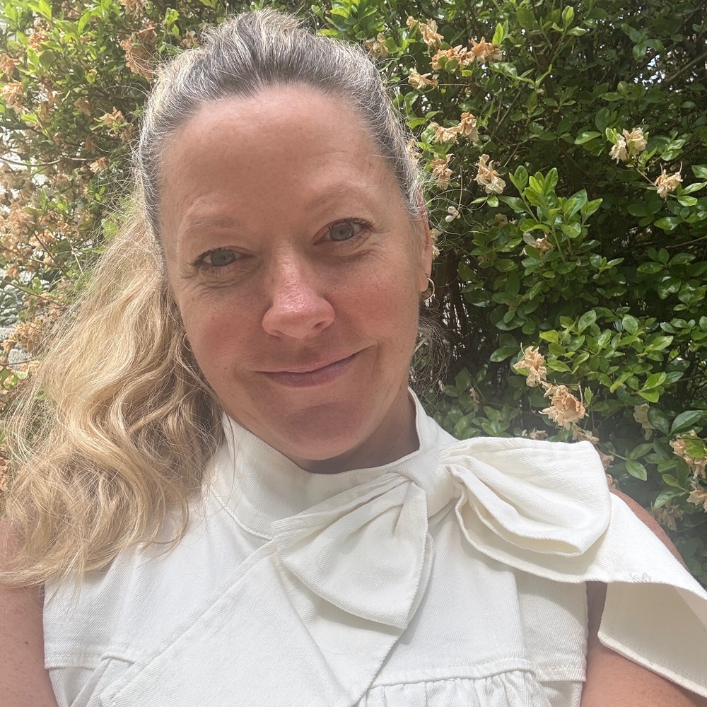 Albie Millen Bow Denim Dress - 2X - Picture 2 of 6